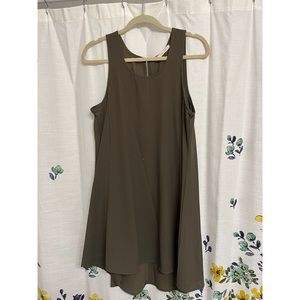 Olive Green Tank Dress